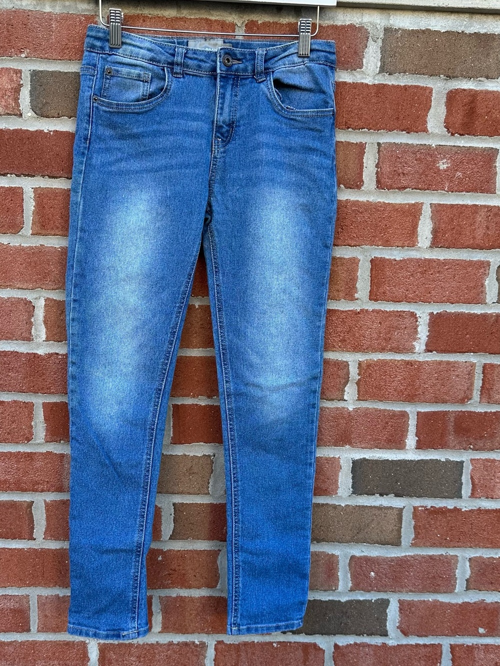 Lucky Brand Girls Size 16 Youth Zoe 5-Pocket Skinny Fit Stretch Blue Jean